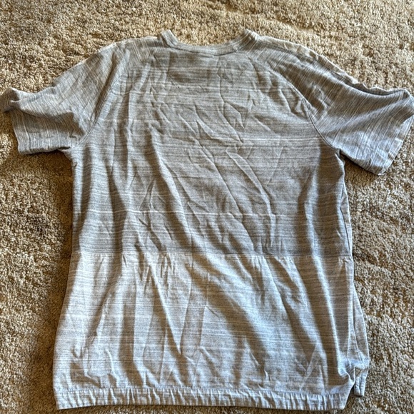 🍍 Nike Lab Tech Heathered T-shirt Gray Soccer Shirt X Large Vtg Athletic🍍 - Picture 3 of 3